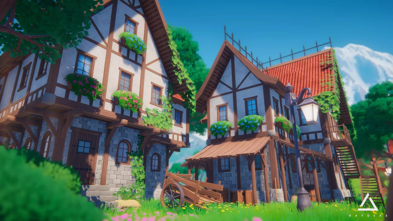 SUNTAIL - Stylized Fantasy Village📱 - изображение 2
